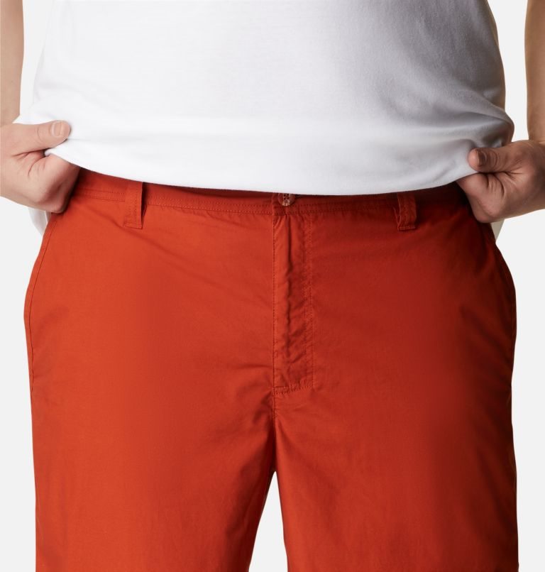Men's Columbia Washed Out Shorts Orange | Plus Size CA-U6A3L